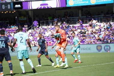 Orlando City SC 20 Nisan 2019 'da Orlando City Stadyumu' nda Vancouver Whitecaps 'a ev sahipliği yapıyor. Fotoğraf: Marty Jean-Louis