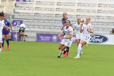 Orlando Pride 14 Nisan 2019 'da Orlando City Stadyumu' nda Portand Thorns 'a ev sahipliği yapmaktadır. Fotoğraf: Marty Jean-Louis