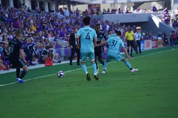 Orlando City SC 20 Nisan 2019 'da Orlando City Stadyumu' nda Vancouver Whitecaps 'a ev sahipliği yapıyor. Fotoğraf: Marty Jean-Louis