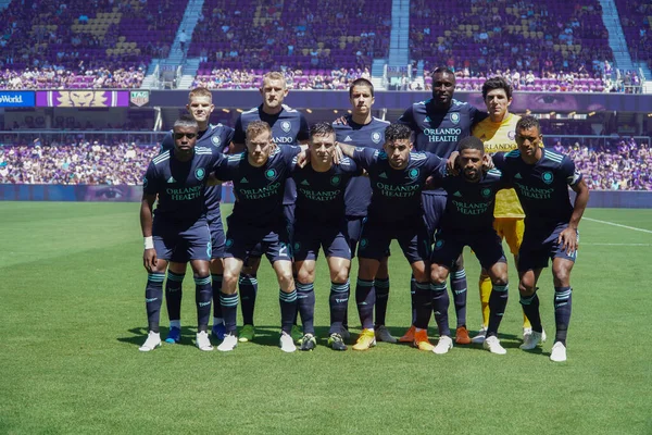 Orlando City Organiseert Vancouver Whitecaps Het Orlando City Stadium Zaterdag — Stockfoto