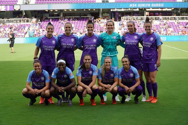 Orlando Pride Gastheer Van Portand Thorns Orlando City Stadium April — Stockfoto