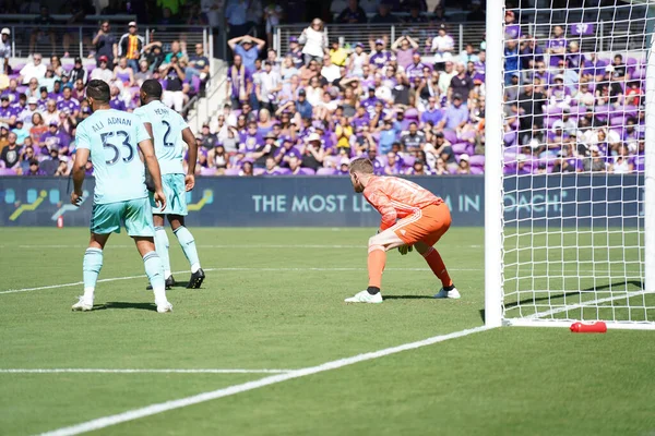 Orlando City Recebe Vancouver Whitecaps Orlando City Stadium Sábado Abril — Fotografia de Stock