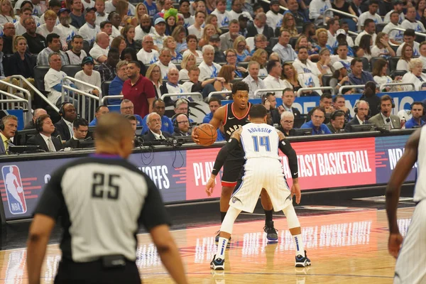 Orlando Magic Acoge Los Toronto Rapters Durante Primera Ronda Playoffs — Foto de Stock