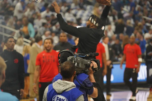 Orlando Magic Accueille Les Rapters Toronto Lors Première Ronde Éliminatoire — Photo