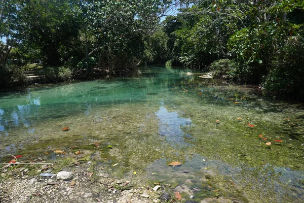 Чудовий Вид Острів Охос Ріос Ямайка Літній День Photo Credit — стокове фото