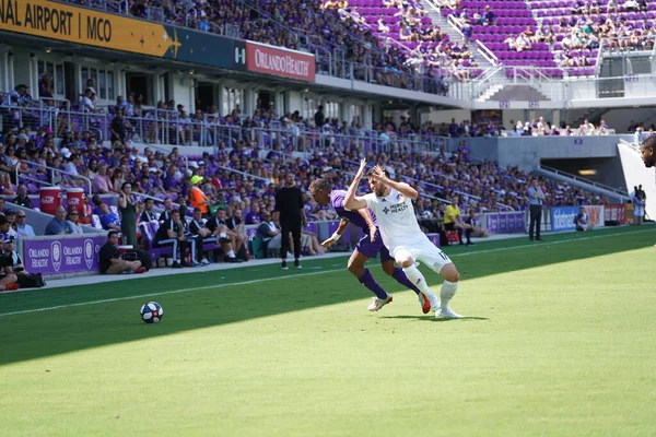 Orlando City Gospodarz Cincinnati Orlando City Stadium Orlando Florida Maja — Zdjęcie stockowe