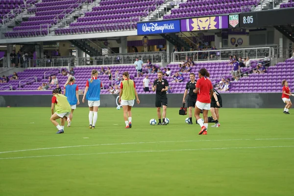 Photo Prides Hosts Portland Thorns Orlando City Stadium Orlando Florida — Stock fotografie