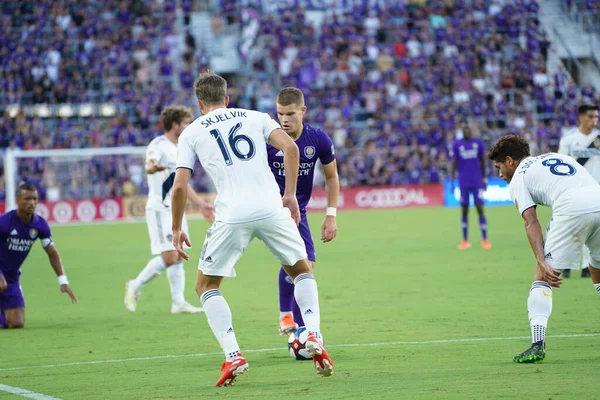 Orlando City Empfängt Galaxy Mai 2019 Orlando City Stadium Orlando — Stockfoto