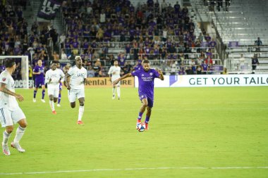 Orlando City SC, 19 Haziran 2019 Çarşamba günü Orlando 'daki Exploria Stadyumu' nda düzenlenen ABD Açık Kupası sırasında New England Devrimi 'ne ev sahipliği yaptı. Fotoğraf: Marty Jean-Louis
