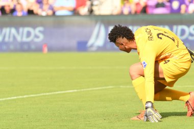 Orlando Pride 14 Nisan 2019 'da Orlando City Stadyumu' nda Portand Thorns 'a ev sahipliği yapmaktadır. Fotoğraf: Marty Jean-Louis