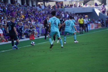 Orlando City SC 20 Nisan 2019 'da Orlando City Stadyumu' nda Vancouver Whitecaps 'a ev sahipliği yapıyor. Fotoğraf: Marty Jean-Louis