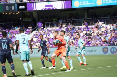 Orlando City SC 20 Nisan 2019 'da Orlando City Stadyumu' nda Vancouver Whitecaps 'a ev sahipliği yapıyor. Fotoğraf: Marty Jean-Louis
