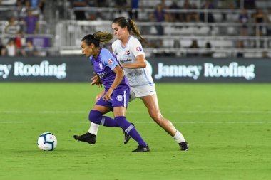 Orlando Pride 20 Temmuz 2019 tarihinde Florida Exploria Stadyumu 'nda Sky Blue FC' ye ev sahipliği yapmaktadır. Fotoğraf: Marty Jean-Louis