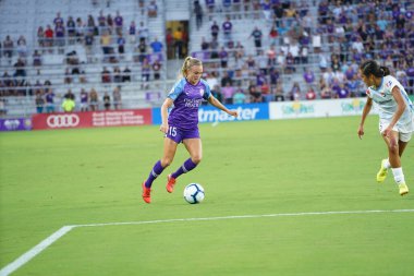 Orlando Pride 20 Temmuz 2019 tarihinde Florida Exploria Stadyumu 'nda Sky Blue FC' ye ev sahipliği yapmaktadır. Fotoğraf: Marty Jean-Louis