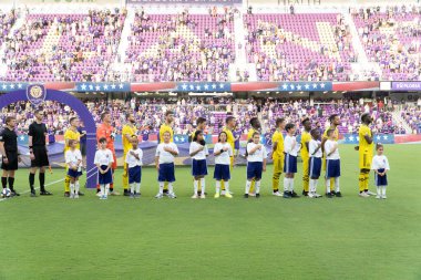 Orlando City, 13 Temmuz 2019 'da Orlando City Stadyumu' nda Kolomb Ekibi 'ne ev sahipliği yapmaktadır. Fotoğraf: Marty Jean-Louis