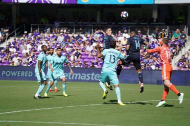 Orlando City SC 20 Nisan 2019 'da Orlando City Stadyumu' nda Vancouver Whitecaps 'a ev sahipliği yapıyor. Fotoğraf: Marty Jean-Louis