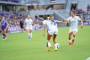 Orlando Pride 20 Temmuz 2019 tarihinde Florida Exploria Stadyumu 'nda Sky Blue FC' ye ev sahipliği yapmaktadır. Fotoğraf: Marty Jean-Louis