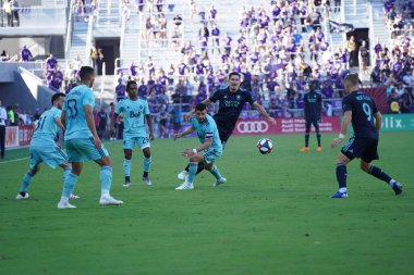 Orlando City SC 20 Nisan 2019 'da Orlando City Stadyumu' nda Vancouver Whitecaps 'a ev sahipliği yapıyor. Fotoğraf: Marty Jean-Louis