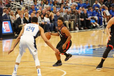 Orlando Magic 19 Nisan 2019 Cuma günü Orlando Florida 'daki Amway Arena' da düzenlenen NBA Playoff 1 'de Toronto Rapters' a ev sahipliği yapıyor. Fotoğraf: Marty Jean-Louis
