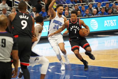 Orlando Magic 21 Nisan 2019 tarihinde Orlando Florida 'daki Amway Arena' da oynanan NBA Playoff 1 'de Toronto Rapters' a ev sahipliği yapıyor. Fotoğraf: Marty Jean-Louis Fotoğraf: Marty Jean-Louis