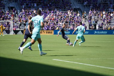 Orlando City SC 20 Nisan 2019 'da Orlando City Stadyumu' nda Vancouver Whitecaps 'a ev sahipliği yapıyor. Fotoğraf: Marty Jean-Louis
