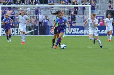 Orlando Pride 14 Nisan 2019 'da Orlando City Stadyumu' nda Portand Thorns 'a ev sahipliği yapmaktadır. Fotoğraf: Marty Jean-Louis