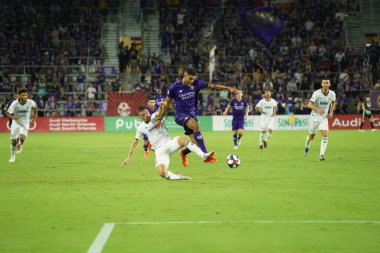 Orlando City, 3 Temmuz 2019 Çarşamba günü Orlando Florida 'daki Exploria Stadyumu' nda Philadelphia Union 'a ev sahipliği yaptı. Fotoğraf: Marty Jean-Louis