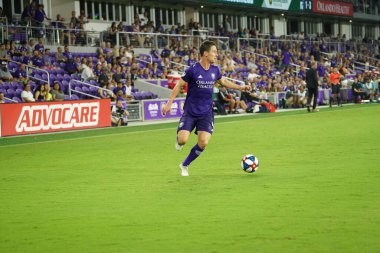 Orlando City, 3 Temmuz 2019 Çarşamba günü Orlando Florida 'daki Exploria Stadyumu' nda Philadelphia Union 'a ev sahipliği yaptı. Fotoğraf: Marty Jean-Louis