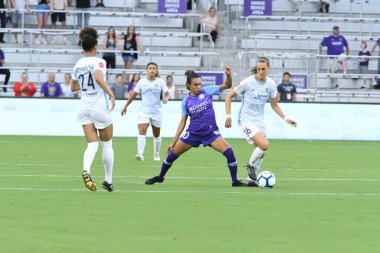 Orlando Pride 20 Temmuz 2019 tarihinde Florida Exploria Stadyumu 'nda Sky Blue FC' ye ev sahipliği yapmaktadır. Fotoğraf: Marty Jean-Louis