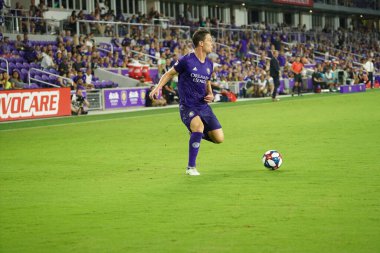 Orlando City, 3 Temmuz 2019 Çarşamba günü Orlando Florida 'daki Exploria Stadyumu' nda Philadelphia Union 'a ev sahipliği yaptı. Fotoğraf: Marty Jean-Louis