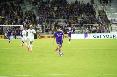 Orlando City SC, 19 Haziran 2019 Çarşamba günü Orlando 'daki Exploria Stadyumu' nda düzenlenen ABD Açık Kupası sırasında New England Devrimi 'ne ev sahipliği yaptı. Fotoğraf: Marty Jean-Louis