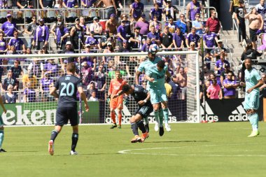 Orlando City SC 20 Nisan 2019 'da Orlando City Stadyumu' nda Vancouver Whitecaps 'a ev sahipliği yapıyor. Fotoğraf: Marty Jean-Louis