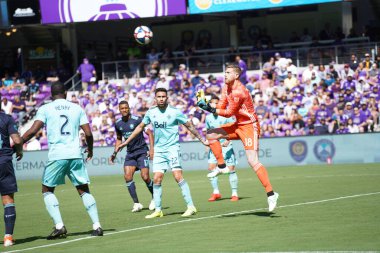 Orlando City SC 20 Nisan 2019 'da Orlando City Stadyumu' nda Vancouver Whitecaps 'a ev sahipliği yapıyor. Fotoğraf: Marty Jean-Louis