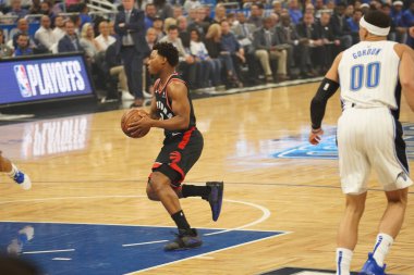 Orlando Magic 19 Nisan 2019 Cuma günü Orlando Florida 'daki Amway Arena' da düzenlenen NBA Playoff 1 'de Toronto Rapters' a ev sahipliği yapıyor. Fotoğraf: Marty Jean-Louis