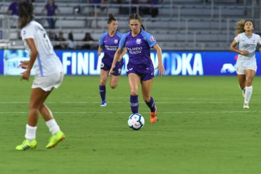 Orlando Pride 20 Temmuz 2019 tarihinde Florida Exploria Stadyumu 'nda Sky Blue FC' ye ev sahipliği yapmaktadır. Fotoğraf: Marty Jean-Louis