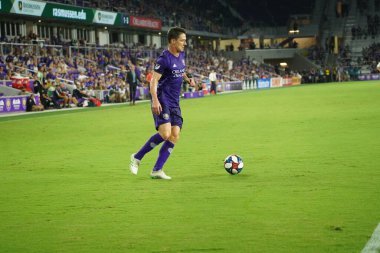 Orlando City, 3 Temmuz 2019 Çarşamba günü Orlando Florida 'daki Exploria Stadyumu' nda Philadelphia Union 'a ev sahipliği yaptı. Fotoğraf: Marty Jean-Louis