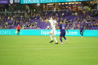 Orlando City, 3 Temmuz 2019 Çarşamba günü Orlando Florida 'daki Exploria Stadyumu' nda Philadelphia Union 'a ev sahipliği yaptı. Fotoğraf: Marty Jean-Louis