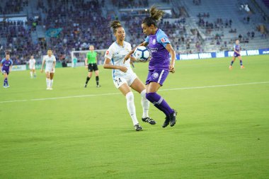 Orlando Pride 20 Temmuz 2019 tarihinde Florida Exploria Stadyumu 'nda Sky Blue FC' ye ev sahipliği yapmaktadır. Fotoğraf: Marty Jean-Louis