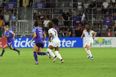 Orlando Pride 20 Temmuz 2019 tarihinde Florida Exploria Stadyumu 'nda Sky Blue FC' ye ev sahipliği yapmaktadır. Fotoğraf: Marty Jean-Louis