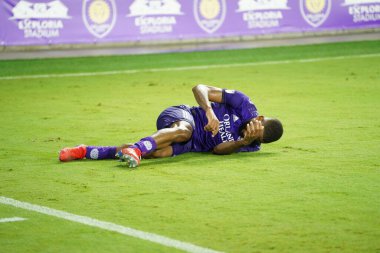 Orlando City SC, 19 Haziran 2019 Çarşamba günü Orlando 'daki Exploria Stadyumu' nda düzenlenen ABD Açık Kupası sırasında New England Devrimi 'ne ev sahipliği yaptı. Fotoğraf: Marty Jean-Louis