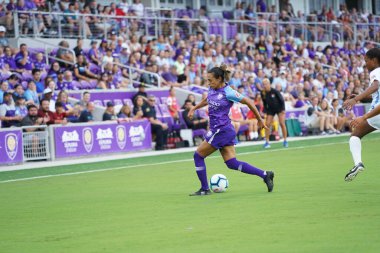 Orlando Pride 20 Temmuz 2019 tarihinde Florida Exploria Stadyumu 'nda Sky Blue FC' ye ev sahipliği yapmaktadır. Fotoğraf: Marty Jean-Louis