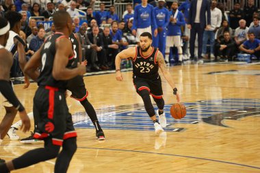 Orlando Magic 19 Nisan 2019 Cuma günü Orlando Florida 'daki Amway Arena' da düzenlenen NBA Playoff 1 'de Toronto Rapters' a ev sahipliği yapıyor. Fotoğraf: Marty Jean-Louis