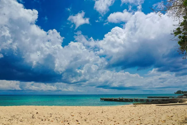 Piękny Widok Jedne Najpiękniejszych Plaż Caymond Island George Town Zdjęcie — Zdjęcie stockowe