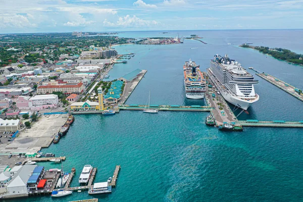 Порт Красивом Острове Нассау Багамах Фото Марти Жан Луи — стоковое фото
