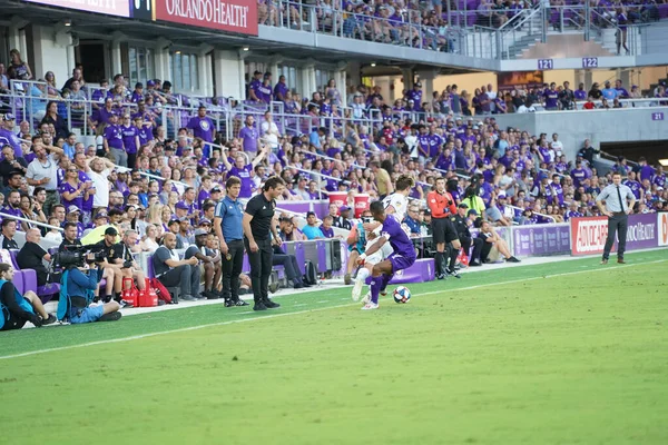 Orlando City Hospeda Galaxy Orlando City Stadium Orlando Florida Maio — Fotografia de Stock