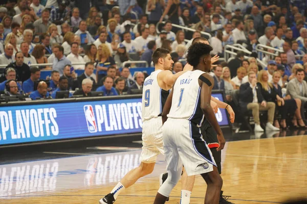 Orlando Magic Organizuje Toronto Rapters Podczas Pierwszej Rundy Play Nba — Zdjęcie stockowe