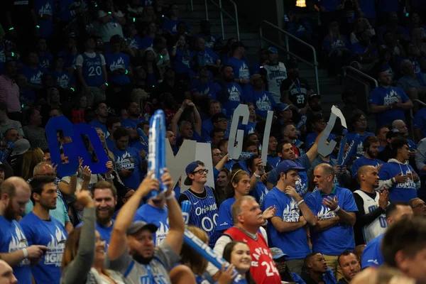 Orlando Magic Hospeda Toronto Rapters Durante Primeira Rodada Dos Playoffs — Fotografia de Stock