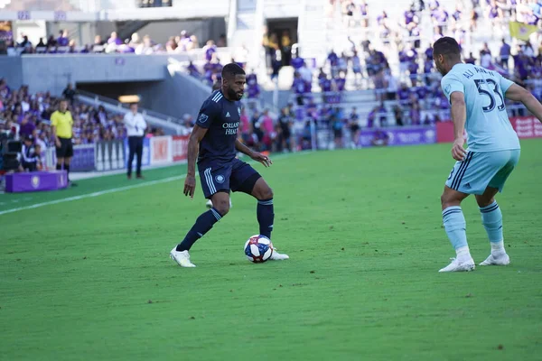 Orlando City Hosts Vancouver Whitecaps Orlando City Stadium Saturday April — Stock Photo, Image