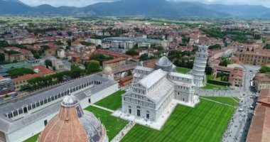 Pisa Meydanı, İtalya 'nın hava görüntüleri