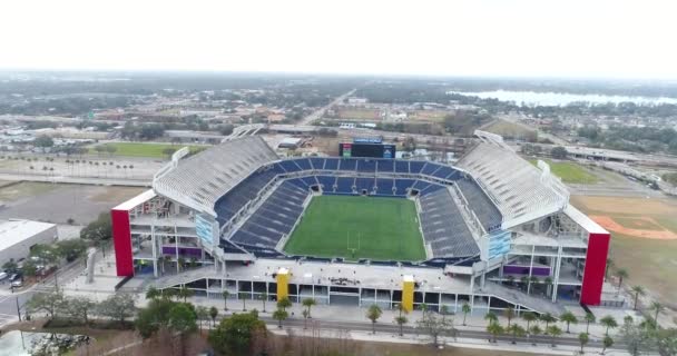 Imagens Aéreas Estádio Esportes Modernos — Vídeo de Stock